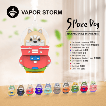 太空狗 VAPOR STORM 8000口可充電拋棄式電子煙 12ml大容量  多口味可愛款 台灣現貨速發